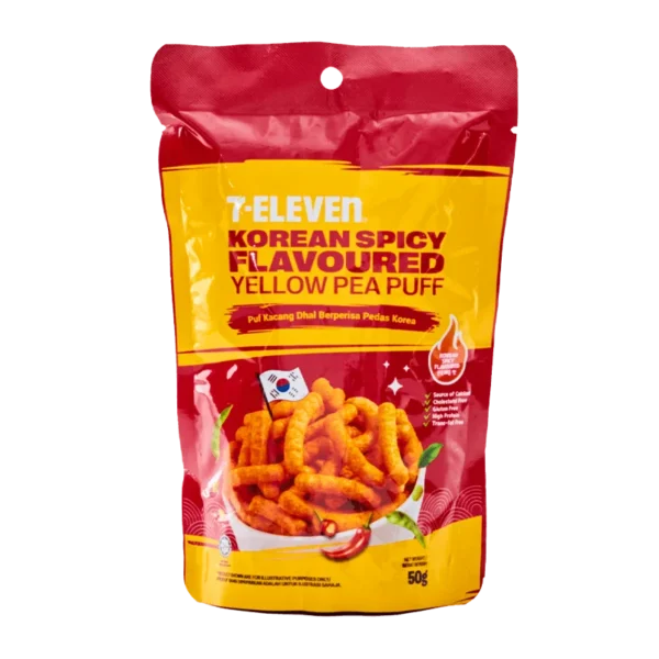 7-Eleven Korean Spicy Pea Puff 50g