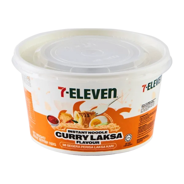 7-Eleven Instant Bowl Noodle Curry Laksa 102g