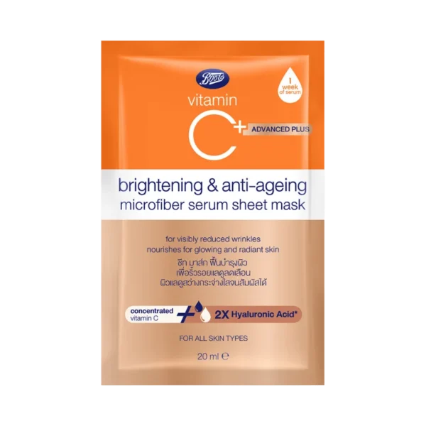 Boots Vit C Adv+ M.Fiber Sheet Mask 20ML