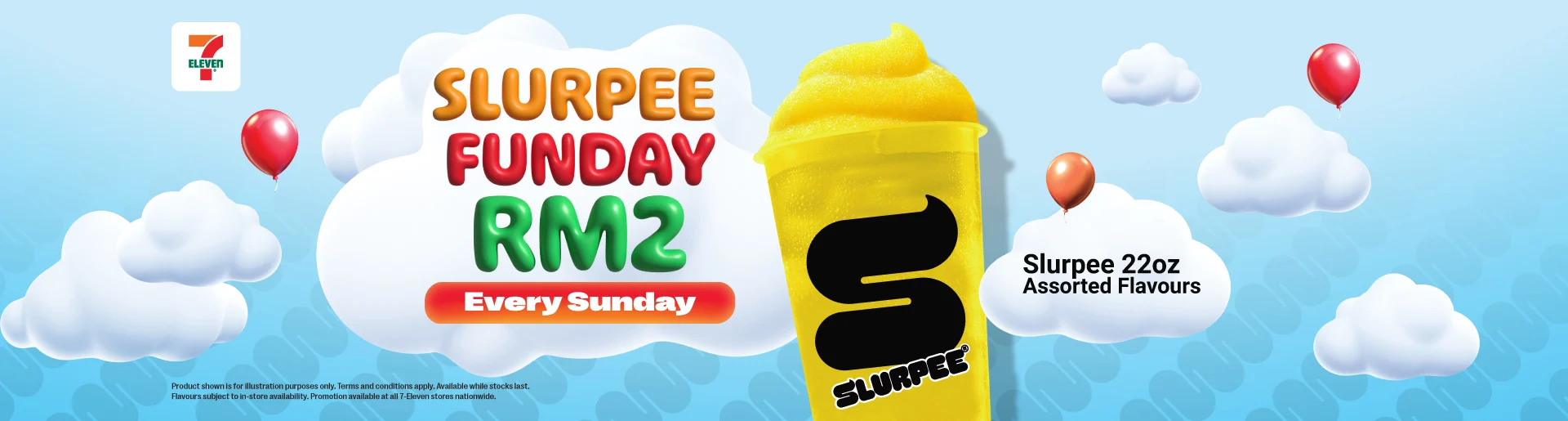 Slurpee Funday RM2 - Website banner Desktop - 1920pxW X 515pxH v2