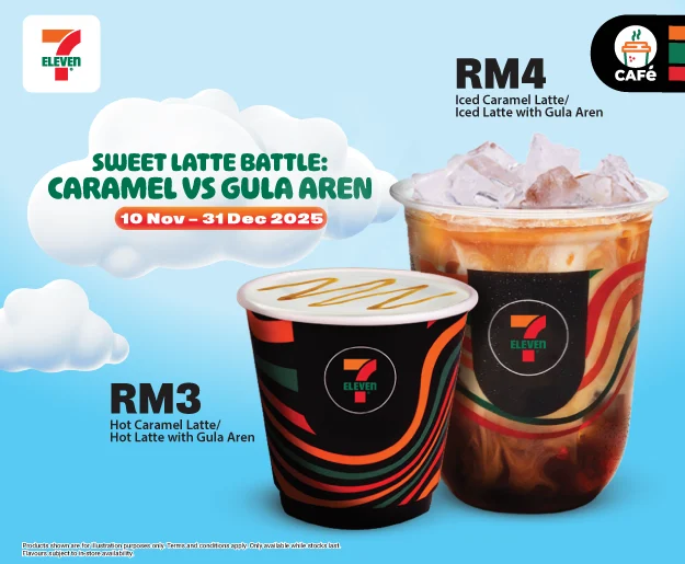 Sweet Latte Battle - Caramel vs Gula Aren - Mobile - 625pxW X 515pxH
