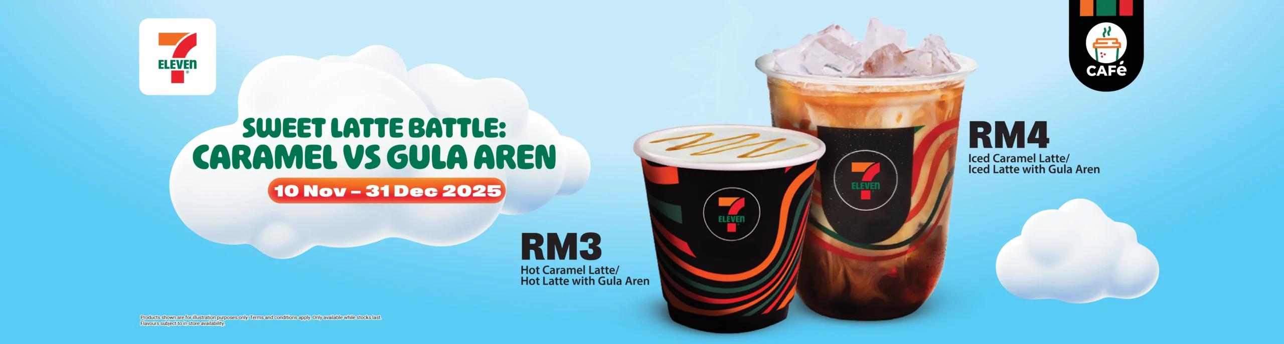 Sweet Latte Battle - Caramel vs Gula Aren - Website banner Desktop - 1920pxW X 515pxH (1)