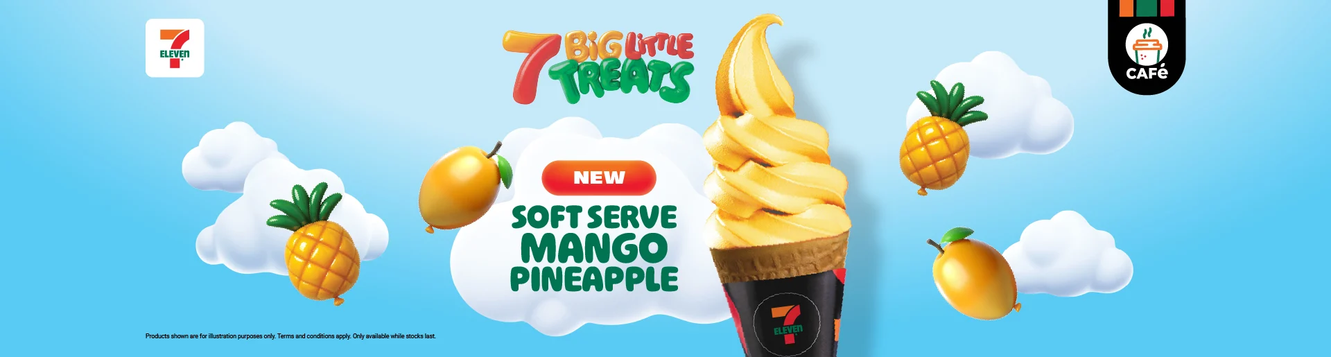 Mango Pineapple Soft Serve - Website banner Desktop - 1920pxW X 515pxH